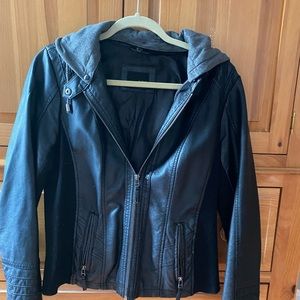 Faux leather jacket